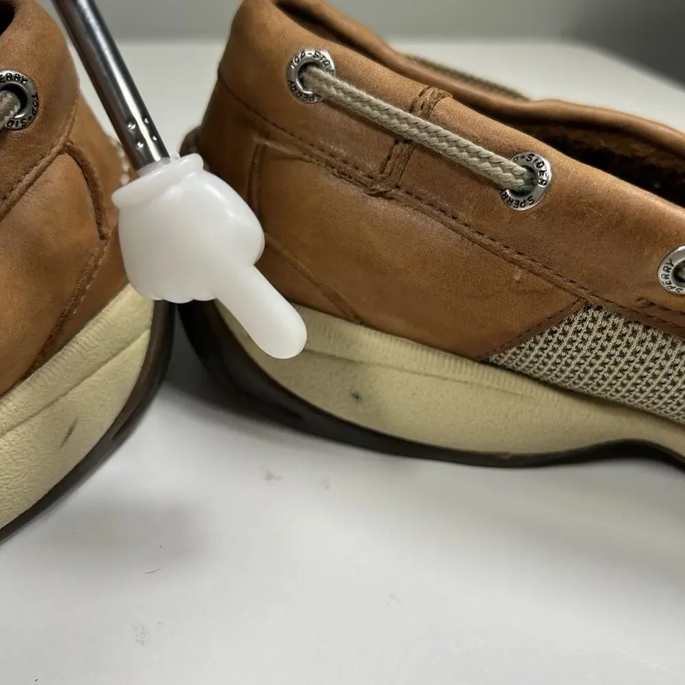 Sperry Top Sider Boat Shoes Men’s 11M Brown Leather Casual Dockside Lace - Picture 6 of 13